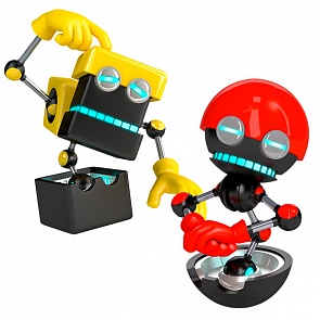 Набор из 2 фигурок Кубор и Орбот из серии Sonic 7,5 см. (Tomy, T22004)